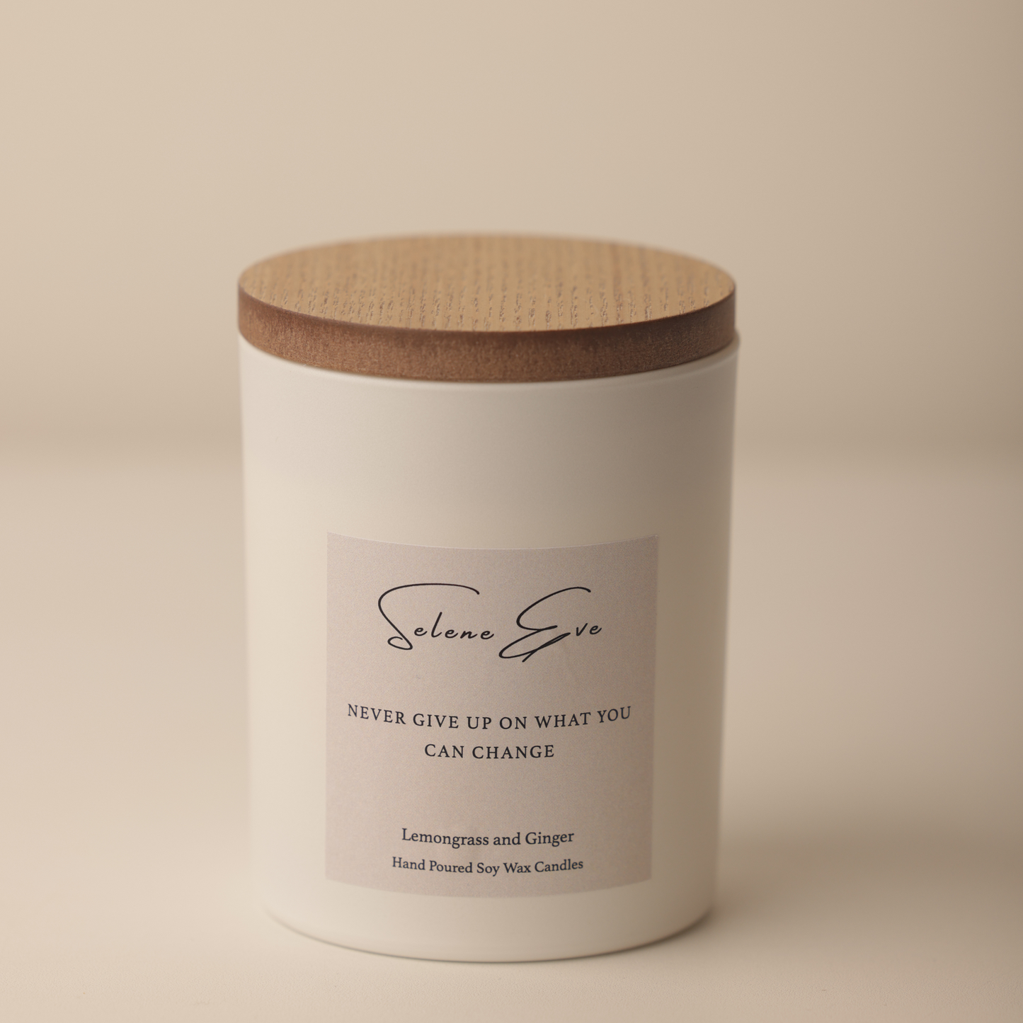 Lemongrass & Ginger Candle - White