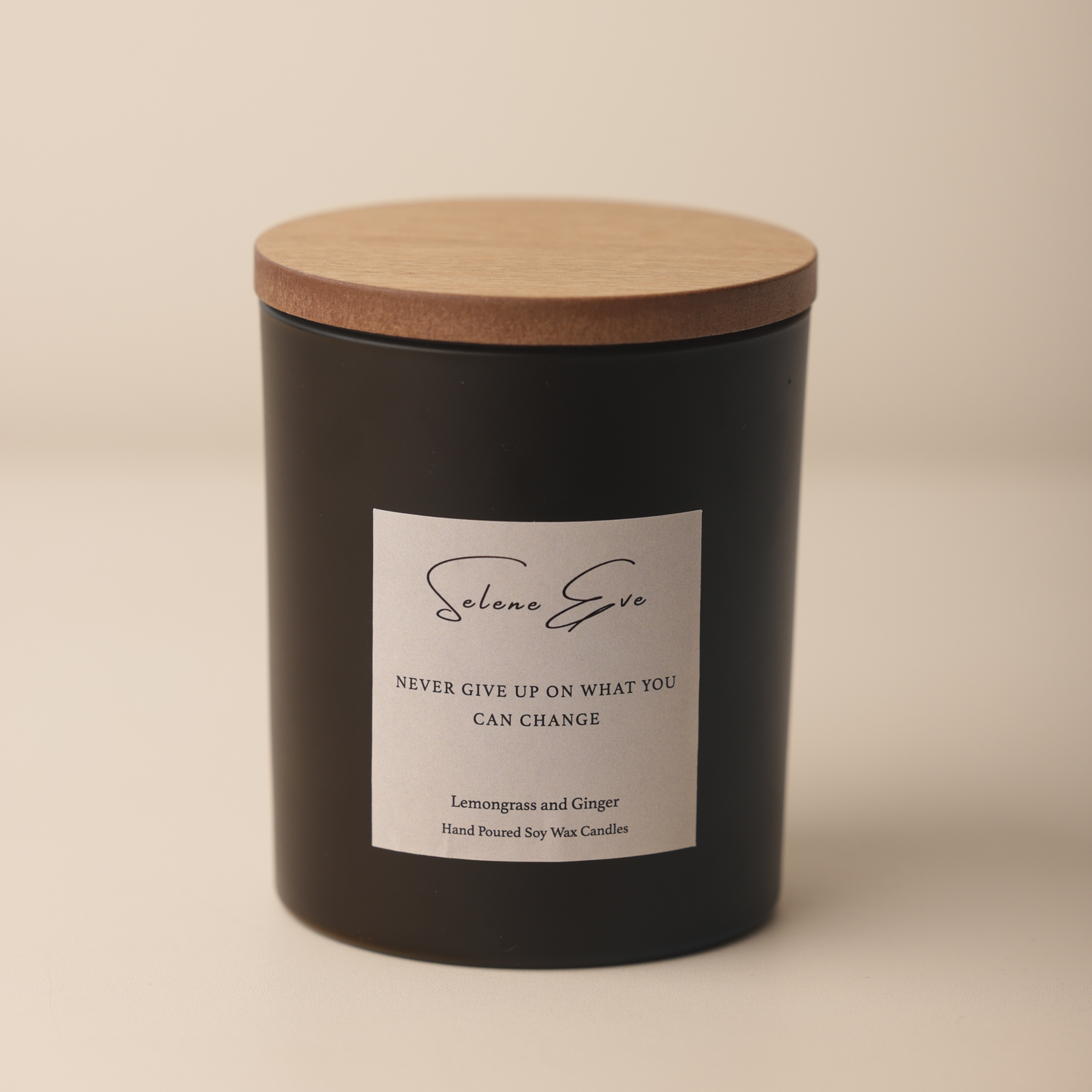 Lemongrass & Ginger Candle - Black
