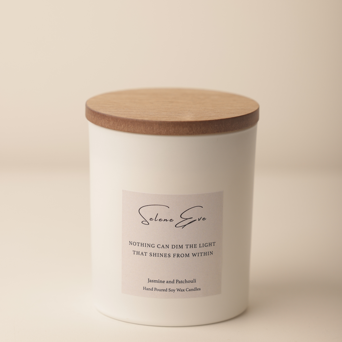 Jasmine & Patchouli Candle - White