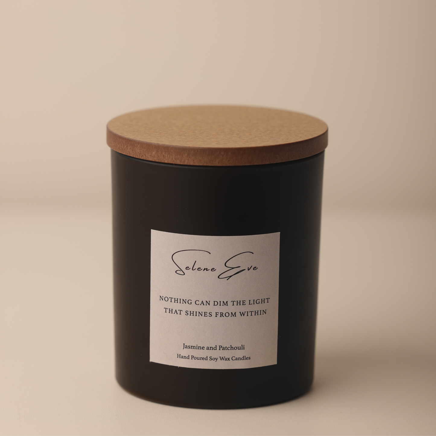 Jasmine & Patchouli Candle - Black