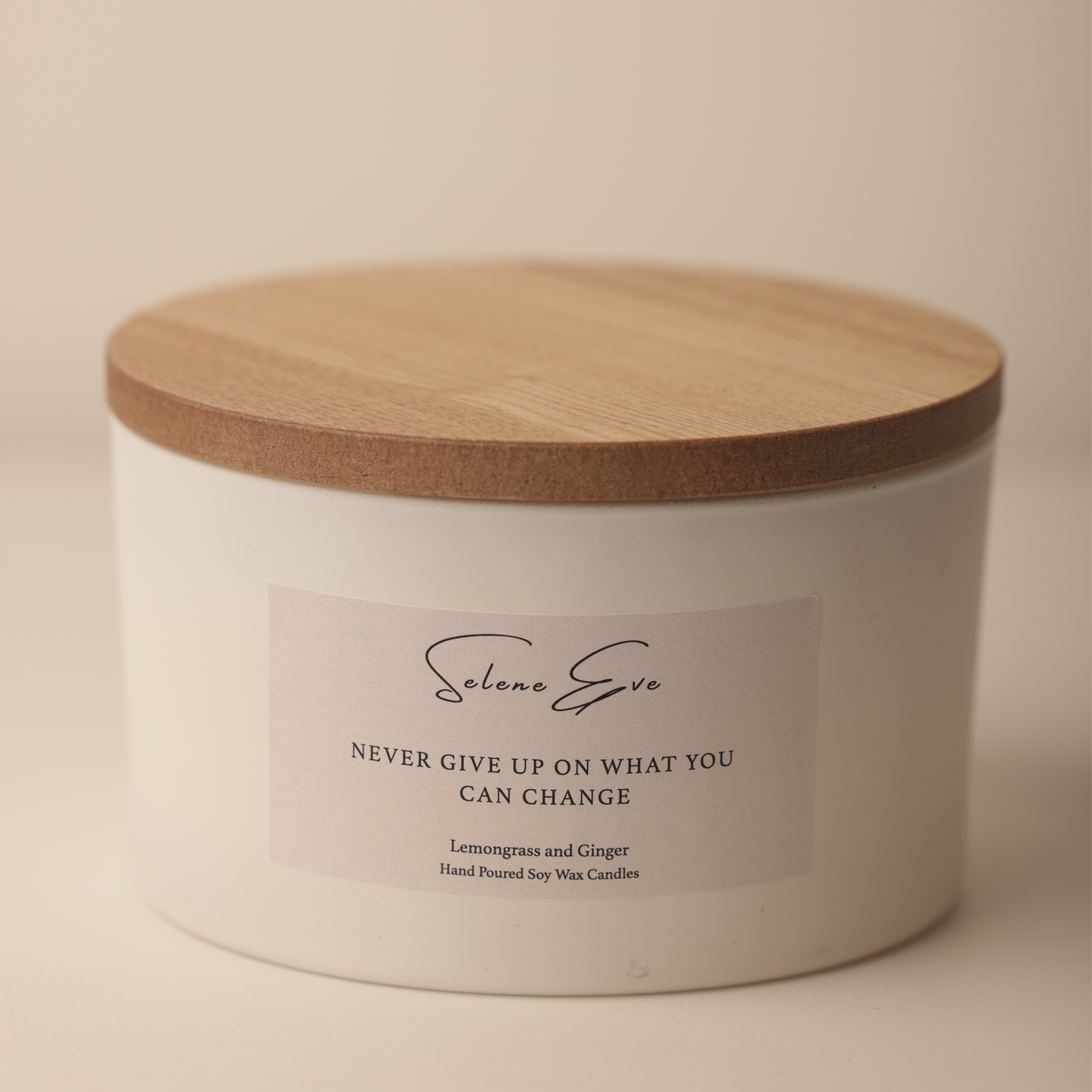 Lemongrass & Ginger Candle - White