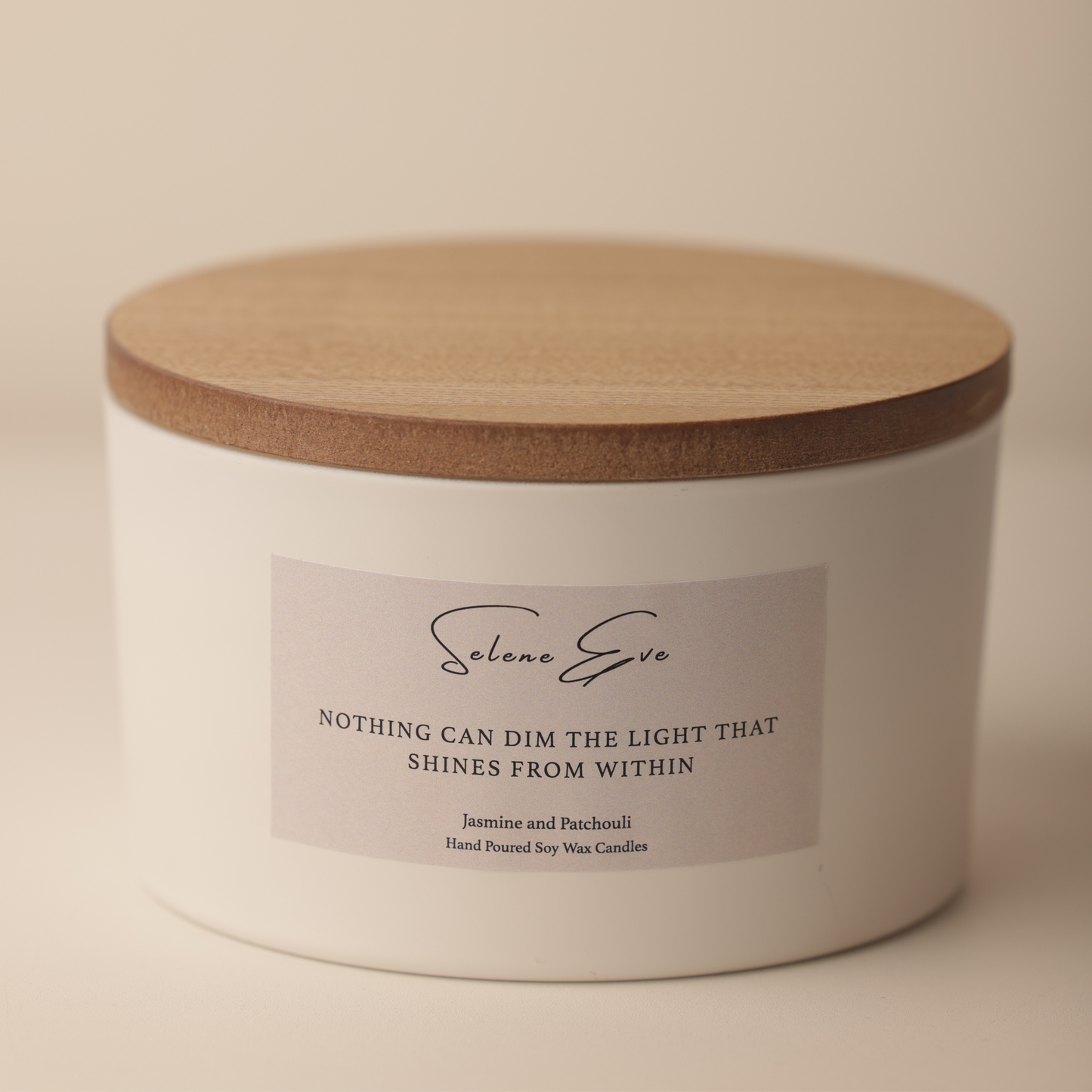 Jasmine & Patchouli Candle - White