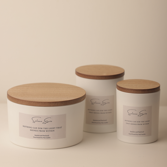 Jasmine & Patchouli Candle - White